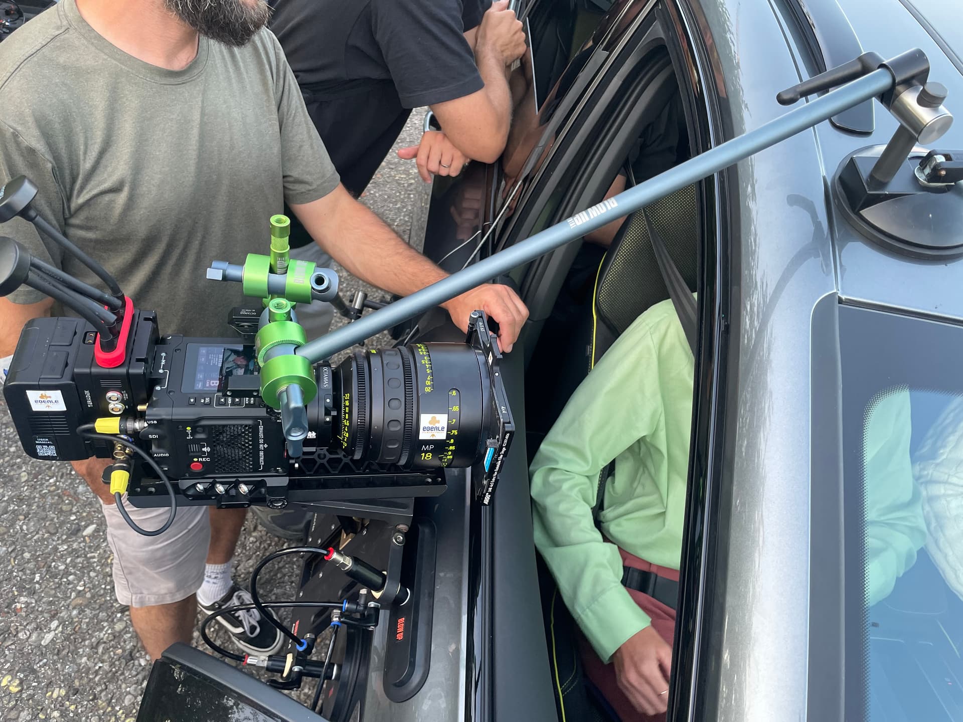 Using equipment on set